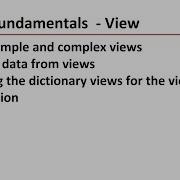 Oracle Creating View Oracle View