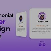 Responsive Testimonial Slider HTML CSS JavaScript