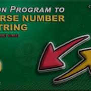 Python Program To Reverse Number Or String Short