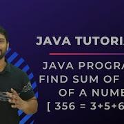 Java Program To Find Sum Of Digits Of A Number In Hindi