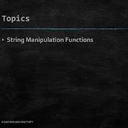 String Manipulation Functions In PHP