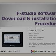 Flexem F Studio Software Download Installation Procedure For FE6070C HMI Tutorial Simautomation