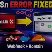 N8n Webhook URL Shows Localhost Fix Domain Cloudflare Error Beginner Guide