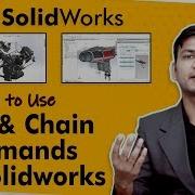 How To Use Belt And Chain Commands In Solidworks Assembly Modeling In Solidworks
