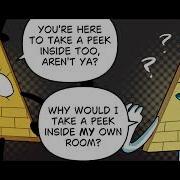 Bill Cipher Meets Deity Bill Cipher Gravity Falls AU Fan Comic Dub Comic By Fazfuri