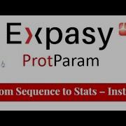 Lecture 25 ProtParam Expasy Proteomics Proteins Information SciChatMindset