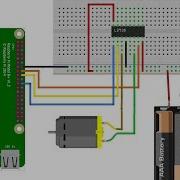DC Motor Control Using L293D With Raspberry Pi 4