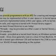 3 Threads An Overview Of Thread Libraries Pthreads And Java