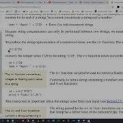 Programming In Python Chapter 2 Lecture Part 2 Strings Summer 2020