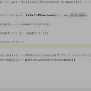How To Validate A Username Using Java Simple