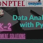 NPTEL Data Analytics With Python WEEK 2 Assignment Solutions