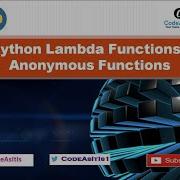 Lambda Expression Anonymous Function Python Tutorial Learn Python Programming Lambda