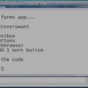 Make A Web Browser In VB Part 2