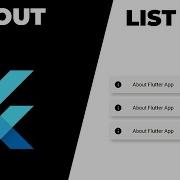 Flutter AboutListTile Widget AboutListTile In Flutter AboutListTile Flutter Widgets Video