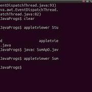 OOPS Using JAVA JavaApplet 4 ActionListener