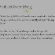 Method Overloading And Overriding