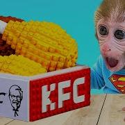 Monkey Baby Bon Bon With The Ducling Work Together On A Cardboard Puzzle Challenge
