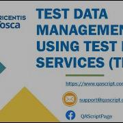Tosca Tutorial Lesson 154 Test Data Management With Tosca Test Data Services TDS Modules
