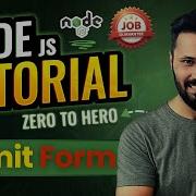 Node JS Tutorial In Hindi 15 How To Submit Form With Node Js