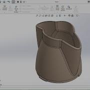 SolidWorks Vase With Surfaces