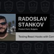 Testing React Hooks With Confidence Radoslav Stankov