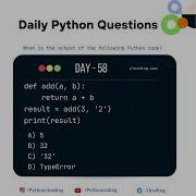 Python Coding Challenge Day 58 What Is The Output Of The Following Python Code Python