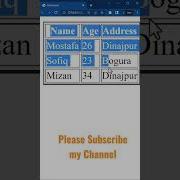 HTML Table Background Color Change Tablebgcolor Shorts