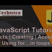 13 JavaScript Tutorial Creating Objects Using Literals Vs New Accessing Using For In Loop