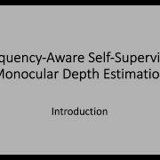 WACV 2023 Frequency Aware Self Supervised Depth Estimation