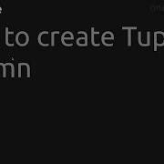 How To Create Tuple Column Clickhouse