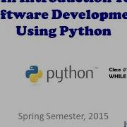 COP2271C Class 7 Python While Loop