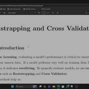 Bootstrapping In Machine Learning Theory Explained Module 3 Part 4 KTU AMT305