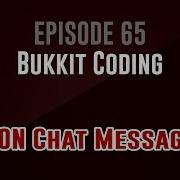 Bukkit Coding Episode 65 JSON Chat Messages