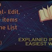 16 Python Tutorial Edit Delete Items From The List Part 3