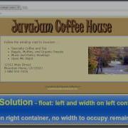 CSS Float Property For Column Layout