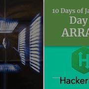 Day 3 Arrays HACKERRANK 10 Days Of JavaScript