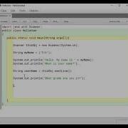 Coding In Java Episode 2 Getting User Input