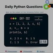 Python Coding Challenge Day 202 What Is The Output Of The Following Python Code Python