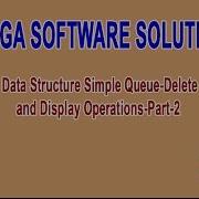 Data Structures Simple Queue Delete And Display Operations Part 2