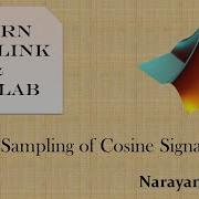 Sampling Of Cosine Signal Sampling Theorem Code In Matlab