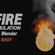 Realistic FIRE Simulation In Blender Lighting A Match