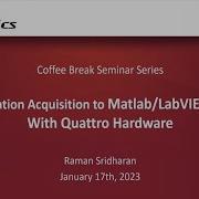 Vibration Data Acquisition To MATLAB With The Data Physics QUATTRO API