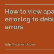 Apache Error Log Viewing And Debugging In Ubuntu 20 04 Linux PHP Apache2