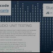 WebDev JS Chapter 14 Studio Review Unit Testing