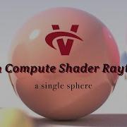 Vulkan Compute Shader Raytracing 1 A Single Sphere
