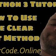 How To Use The Clear List Method In Python 3