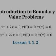 4 1 1 Boundary Value Problems