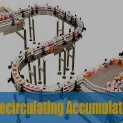 Double Recirculating Accumulation Table