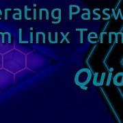 How To Create Random Passwords In Linux Terminal