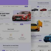 Rent A Car Website Design HTML CSS JS Project For Beginners